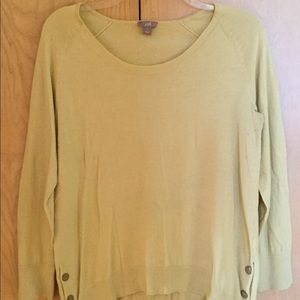J Jill sweater buttons on side